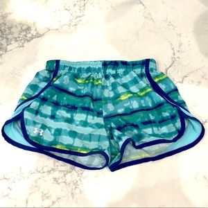 Dyed workout shorts